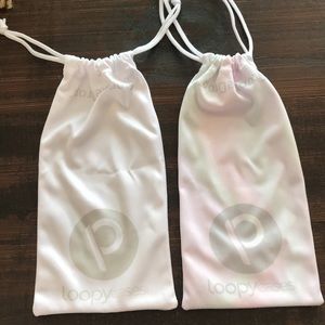 Loopy Stop the Drop Dust Bags One White & One Opal